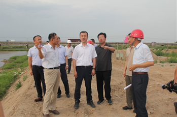 大同市委常委 常务副市长薛明耀调研水利重点工程